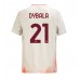 Maillot de foot AS Roma Paulo Dybala #21 Extérieur vêtements 2024-25 Manches Courtes